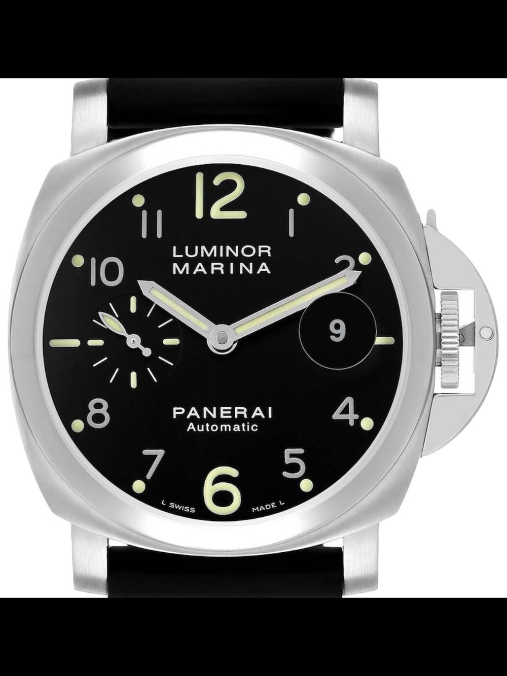 Panerai Luminor Marina Automatic Watch - Black Dial